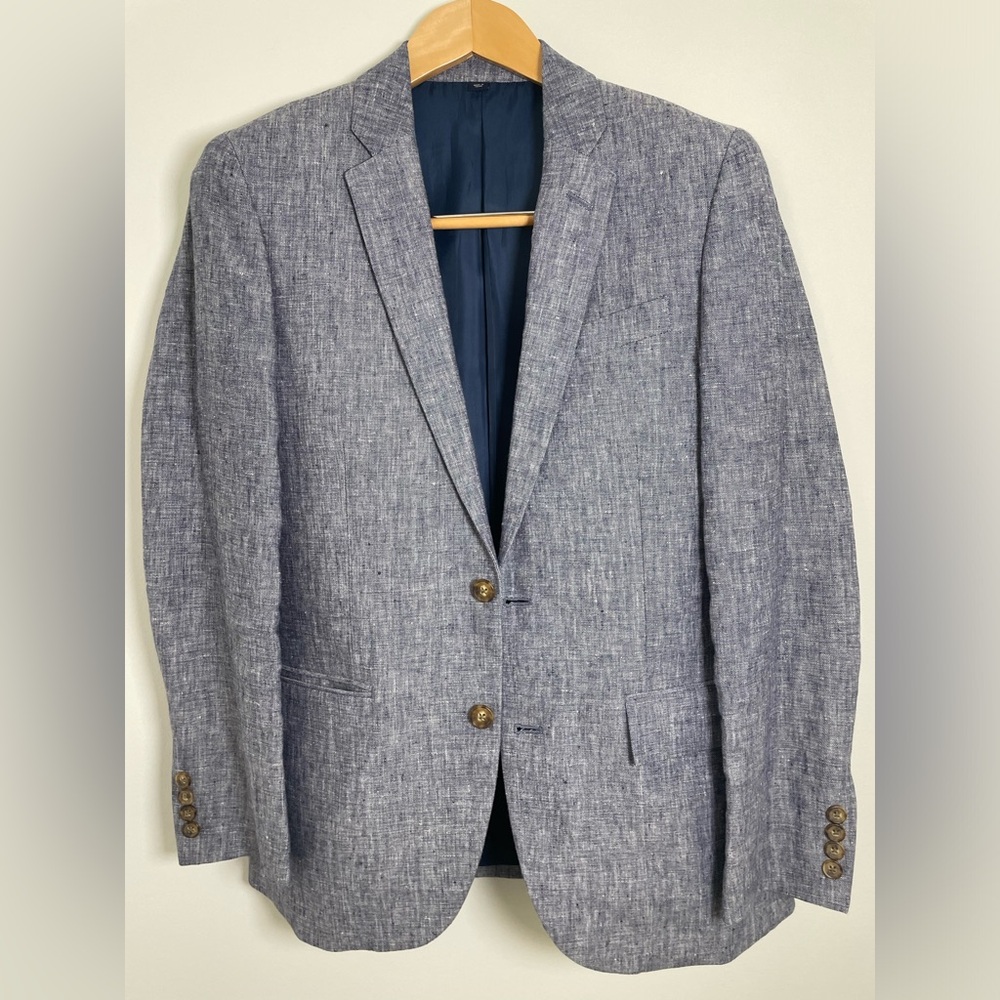 J. Crew blue suit 36S